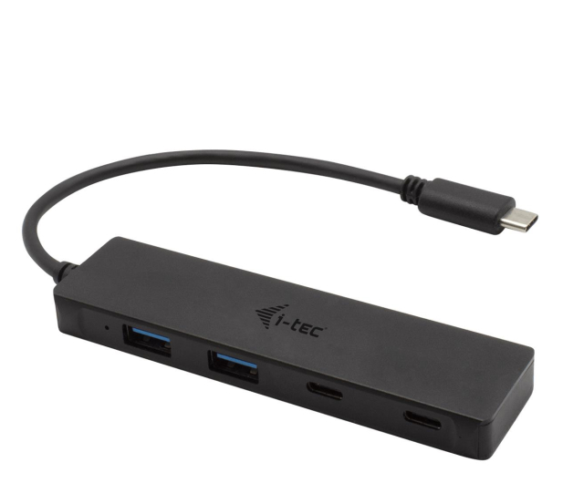 I-TEC Adapter USB-C Metal HUB 2x USB 3.0 + 2x USB-C C31HUBMETAL2A2C - 682277 - zdjęcie